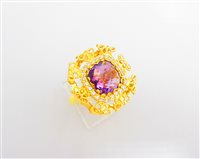 Anillo Damiata Gioielli Mujer in Oro amarillo Quarzo idrotermale 5116/5/102 - 5116/5/102